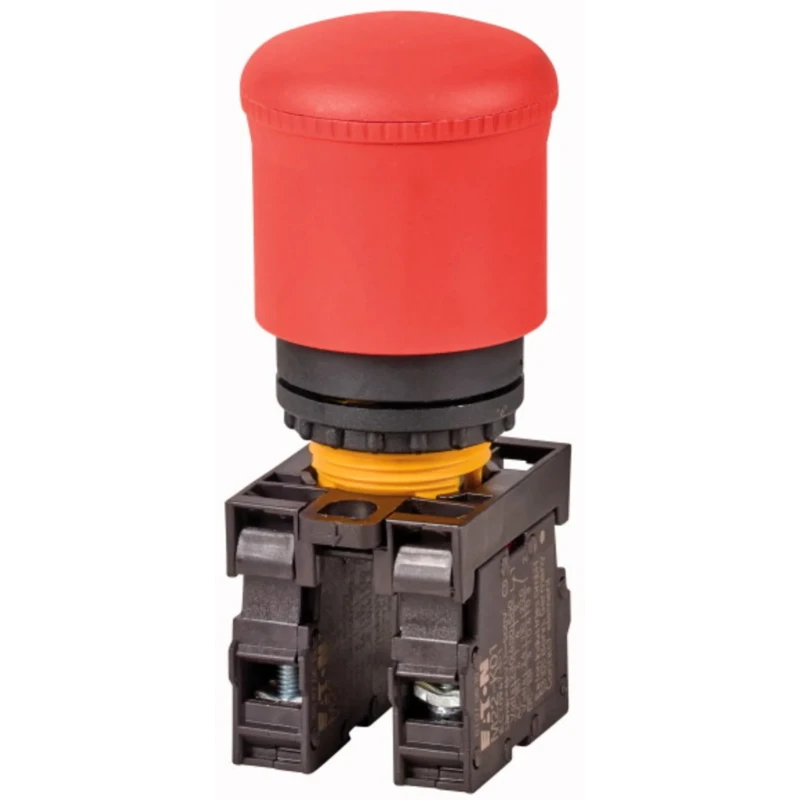Eaton RMQ Titan M22 Series Pull Release Emergency Stop Push Button Panel Mount 22 mm Cutout SPDT IP66 216516 M22-PV/K11