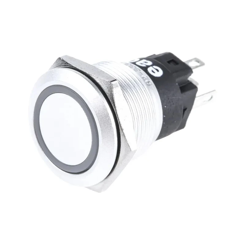 EAO 82 Series Illuminated Momentary Push Button Switch, Panel Mount, 19 mm Cutout, SPDT, Green LED, IP65 IP67 82-5551.1133