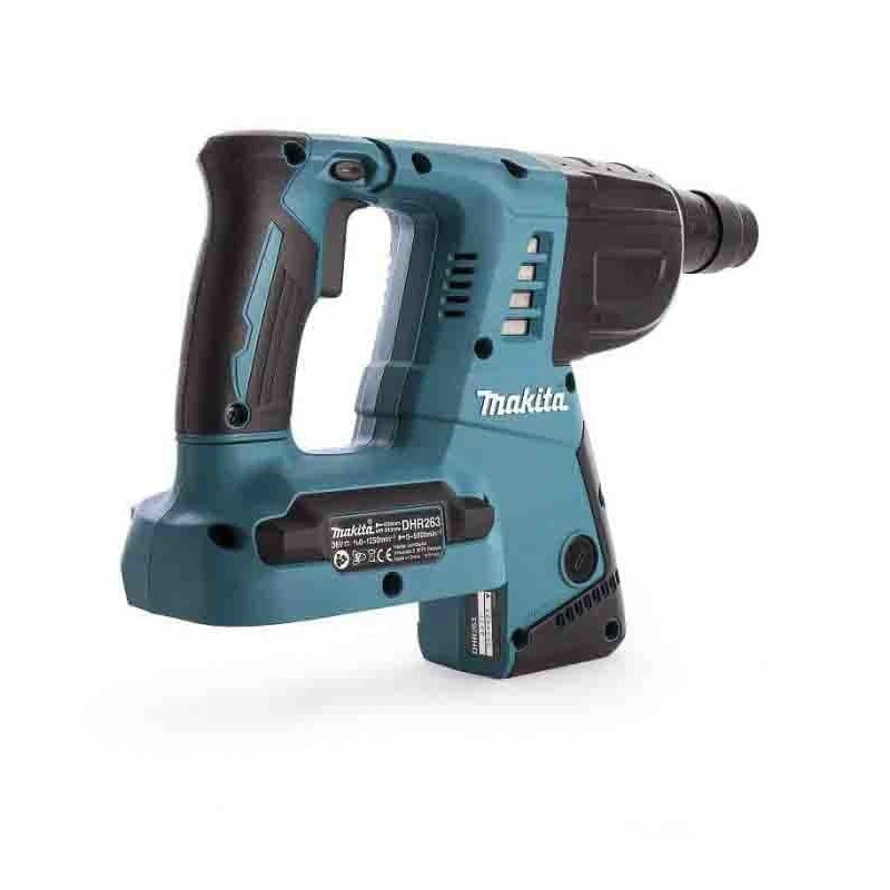 Makita Cordless LXT SDS Plus Rotary Hammer Drill 36 V 1250rpm Brushed Motor DHR263ZJ