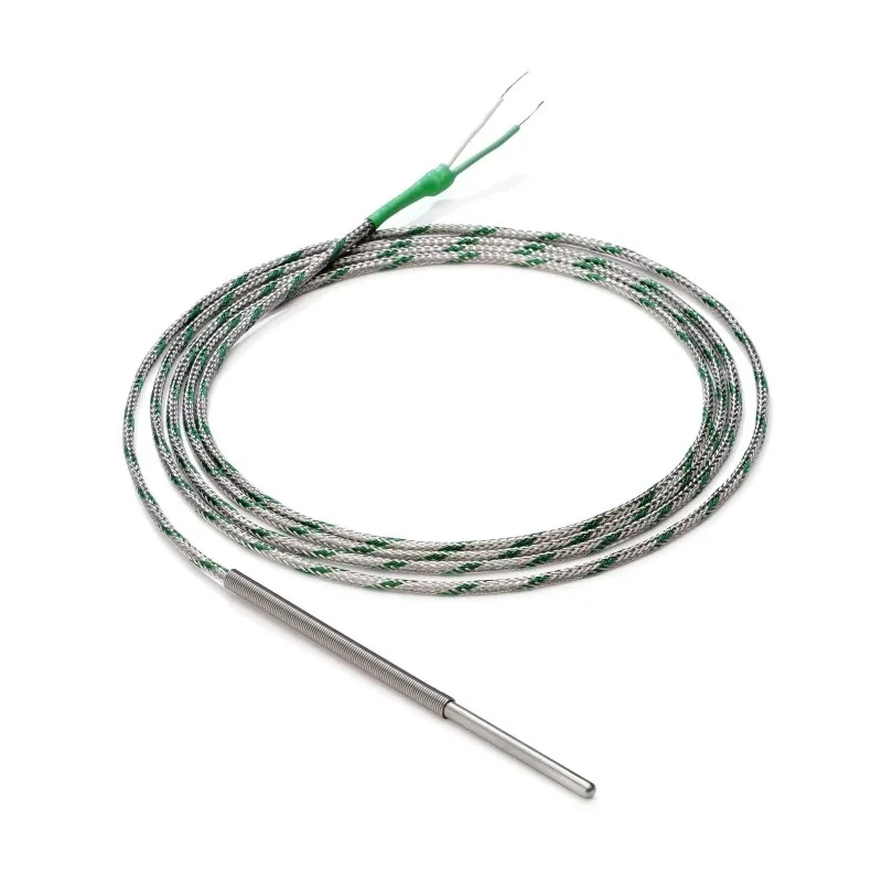 Omron Smooth Tube J Type Temperature Sensor 6 mm Diameter, 100 mm Length, 0 °C to 400 °C, Stainless Steel E52-ELTJ6-100-2-A