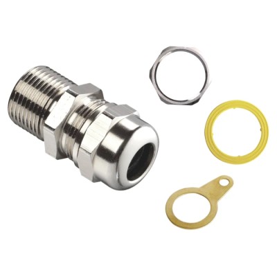 Kopex-EX C2 Series Metallic Stainless Steel Cable Gland Kit M20 Thread, 3 mm to 12 mm, IP66 IP68 EXS04MMC2K-RS