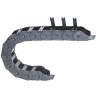 Igus Black Cable Trunking e-chain, W95mm x D64mm, Length 1m, Minimum Bend Radius 100mm, Igumid G Material W95mm