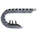 Igus 2600 Series Black Cable Trunking W66mm x D50 mm, L1 m Length, 75 mm Minimum Bend Radius, Igumid GLW Material 