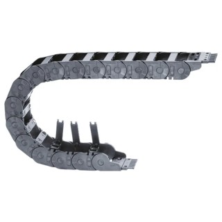 Igus 2600 Series Black Cable Trunking W66mm x D50 mm, L1 m Length, 75 mm Minimum Bend Radius, Igumid GLW Material 
