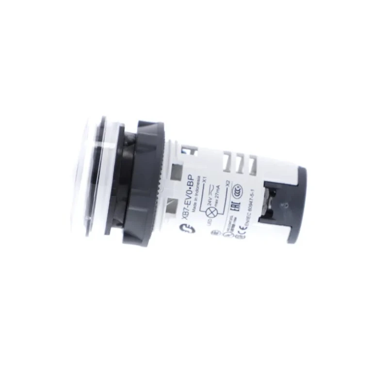 Schneider Electric Panel Mount Clear LED Pilot Light Harmony XB7 22 mm Cutout 120V ac LED Round XB7EV07GP