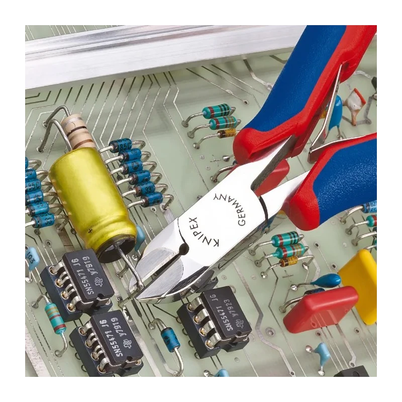 Knipex Professional Electronic Side Cutter with Carbide Cutting Edges 120mm 77 02 120 H