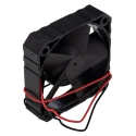 Micronel Axial Fan 12V DC, 22 m³/h Air Flow, 1.08 W Power, 90 mA Max, 62 mm Frame Size F62MM-9