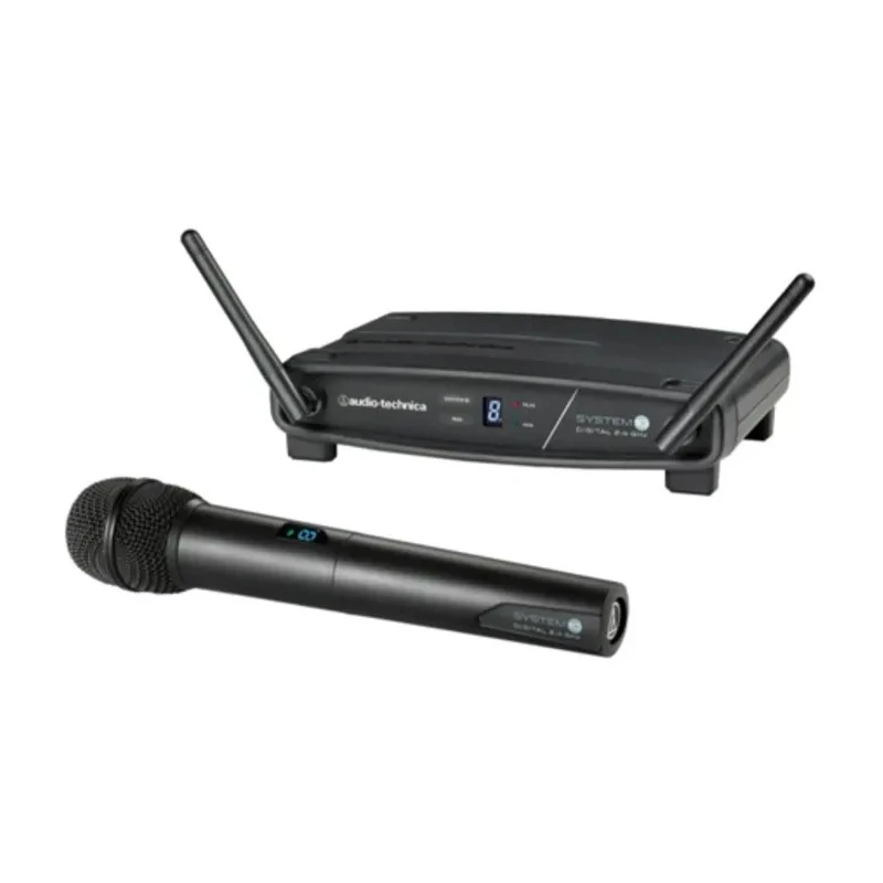 Audio-Technica Dynamic Wireless Microphone 20Hz 30m Operating Range with Digital 24-bit/48kHz Audio ATW1102
