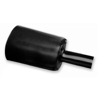 TE Connectivity Halogen Free Heat Shrink Tubing Black 12 mm Sleeve Diameter x 1.2 m Length 4:1 Shrink RHW-12/3-1200/ADH-0