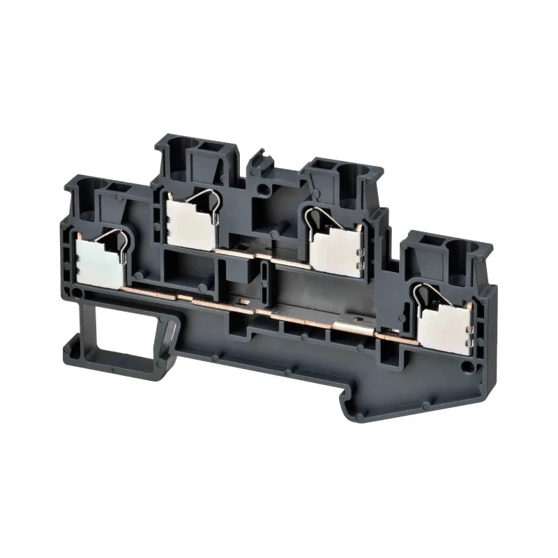Omron DIN Rail Terminal Block 2-Way, 14AWG Wire, 17.5A, 600V, Push-in Termination XW5T