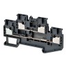 Omron DIN Rail Terminal Block 2-Way, 14AWG Wire, 17.5A, 600V, Push-in Termination XW5T