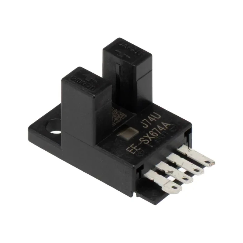 Omron Slotted Optical Switch Spring Screw 5mm Slot Width 4 Pin Transistor Output EE-SX674A