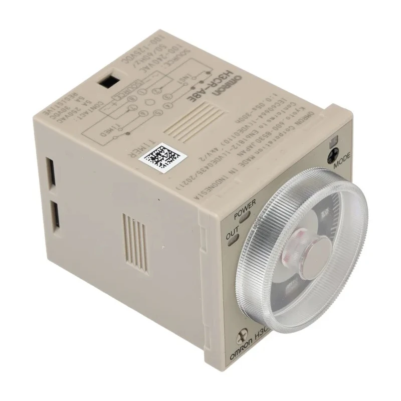 Omron H3CR Series Multifunction DIN Rail Timer Relay 12 V DC 240 V AC 0.05 to 300 h H3CR-A8E AC100-240/DC100-125