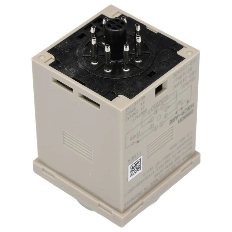 Omron H3CR Series Multifunction DIN Rail Timer Relay 12 V DC 240 V AC 0.05 to 300 h H3CR-A8E AC100-240/DC100-125
