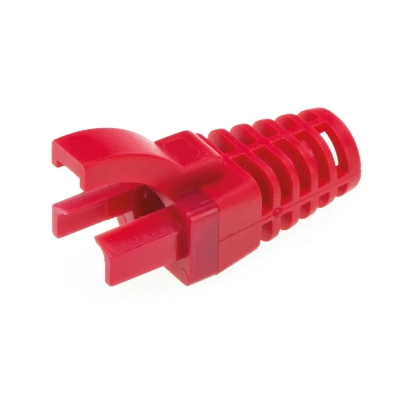 MH Connectors RJ45 Connector Boot Strain Relief Accessory Red MHRJ45SRI-R