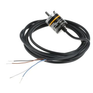 Omron Incremental Encoder 24V DC 100 PPR NPN Open Collector Signal Solid Shaft 4 mm E6A2-CW5C 100P/R 2M