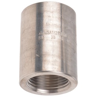 RS PRO Stainless Steel Pipe Fitting Straight Circular Coupler Female 1 in x Female 1 in 826-7006