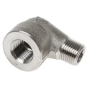 RS PRO Stainless Steel Pipe Fitting 90° Circular Elbow Male 1/2 in x Female 1/2 in 826-6946