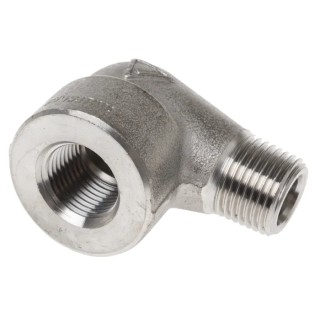 RS PRO Stainless Steel Pipe Fitting 90° Circular Elbow Male 1/2 in x Female 1/2 in 826-6946