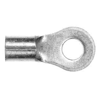 TE Connectivity Budget Uninsulated Ring Terminal M4 Stud Size 12 AWG 10 AWG Wire Size 31113