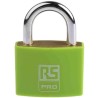 RS PRO Key Brass Padlock, 6 mm Shackle Diameter, 28 mm Shackle Length, 43 mm Width, Brass Material 827-4397