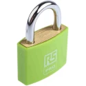 RS PRO Key Brass Padlock, 6 mm Shackle Diameter, 28 mm Shackle Length, 43 mm Width, Brass Material 827-4397