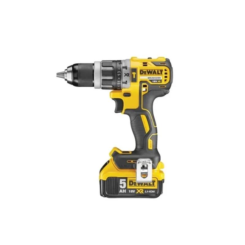 DeWALT XR Keyless 460 W Cordless Hammer Drill 18 V 13 mm 70 Nm Torque Brushless Motor DCD796P2-GB