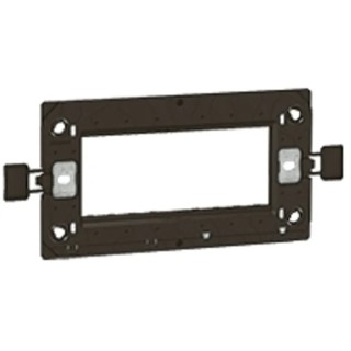 Legrand Plastic Black 2 Gang Frame with ARTEOR™ Support for BS Boxes 80mm Height 145mm Width 5 760 02