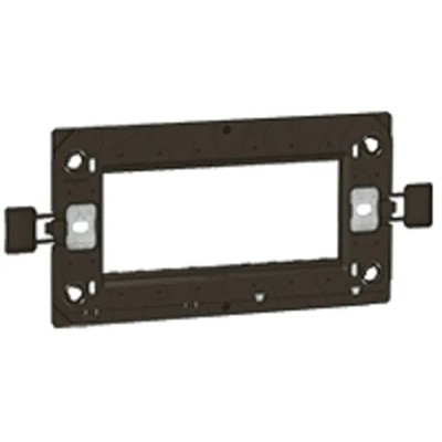 Legrand Plastic Black 2 Gang Frame with ARTEOR™ Support for BS Boxes 80mm Height 145mm Width 5 760 02