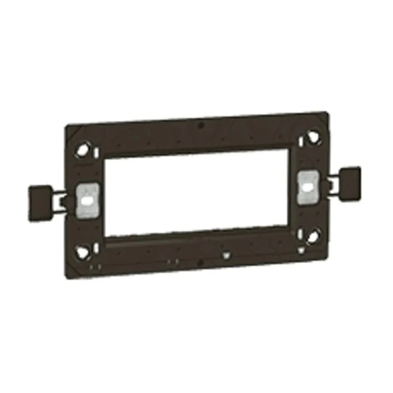 Legrand Plastic Black 2 Gang Frame with ARTEOR™ Support for BS Boxes 80mm Height 145mm Width 5 760 02