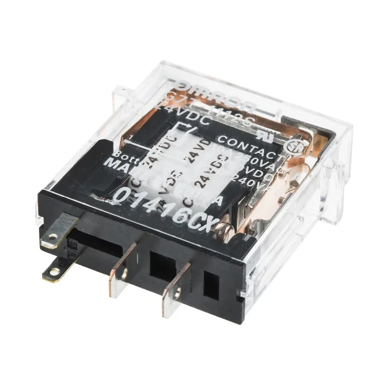 Omron Power Relay PCB Mount SPST 24V DC Coil 5A Switching Current G7T-1112S 24VDC