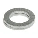 Heico Unalloyed Steel Delta Protect Wedge Lock Washers M8, 13.5mm External Diameter, 2.7mm Thickness, Grade A4 H-HLS-8