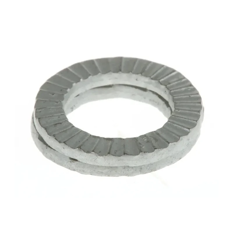 Heico Unalloyed Steel Delta Protect Wedge Lock Washers M8, 13.5mm External Diameter, 2.7mm Thickness, Grade A4 H-HLS-8