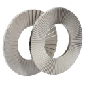 Heico Stainless Steel Wedge Lock Washers, M16, Stainless Steel Grade A4, Thickness 3.6mm H-HLS-16S