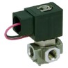 SMC Solenoid Valve 3 Port, Common Position, 110V AC, Brass Body, 1/8 in Inlet VX3124-01T-3GR1-B