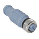 Turck Circular Connector, 5 Contacts, Panel Mount, M12 Connector, Plug, Female, IP68, IP69K, RKE 57-TR2