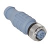 Turck Circular Connector, 5 Contacts, Panel Mount, M12 Connector, Plug, Female, IP68, IP69K, RKE 57-TR2