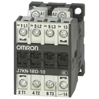 Omron Industrial Contactor 230V AC Coil, 3-Pole, 18A Current, 7.5 kW Power Rating J7KN