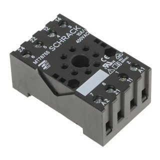 TE Connectivity 8 Way 240V ac DIN Rail Relay Socket for MT Series MT78755 3-1415035-1