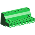 TE Connectivity Buchanan Series Pluggable Terminal Block, 8-Contact, 5 mm Pitch, 1 Row 796640-8