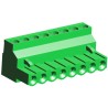 TE Connectivity Buchanan Series Pluggable Terminal Block, 8-Contact, 5 mm Pitch, 1 Row 796640-8
