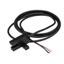 Omron Through Beam Photoelectric Sensor, Slot Type, 5 mm Detection Range, PNP Output, 24V DC, EE-SX672P-WR 1M