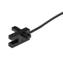 Omron Through Beam Photoelectric Sensor, Slot Type, 5 mm Detection Range, PNP Output, 24V DC, EE-SX672P-WR 1M