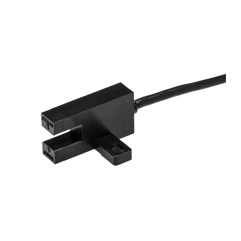Omron Through Beam Photoelectric Sensor, Slot Type, 5 mm Detection Range, PNP Output, 24V DC, EE-SX672P-WR 1M