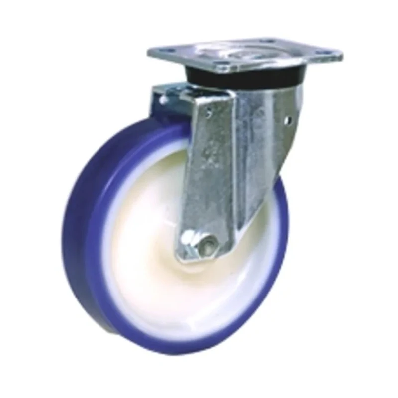 LAG Swivel Castor Polyurethane Wheel 150 mm Diameter 300 kg Load Capacity Ball Bearing 36021