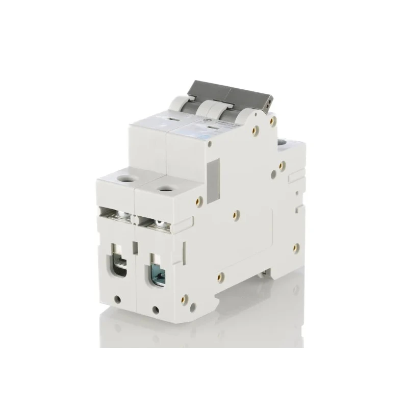 Europa Miniature Circuit Breaker 2-Pole 4A Type C 400V AC 10kA Breaking Capacity EUC2P