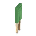 Phoenix Contact Plug-In Bridge 2-Position 5.2 mm Pitch Green Copper Material FBS2-5