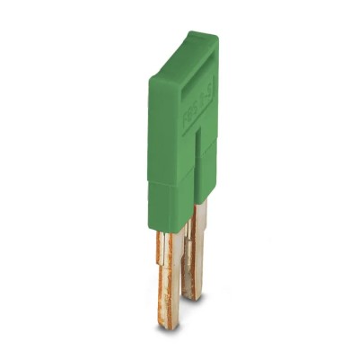 Phoenix Contact Plug-In Bridge 2-Position 5.2 mm Pitch Green Copper Material FBS2-5