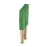 Phoenix Contact Plug-In Bridge 2-Position 5.2 mm Pitch Green Copper Material FBS2-5