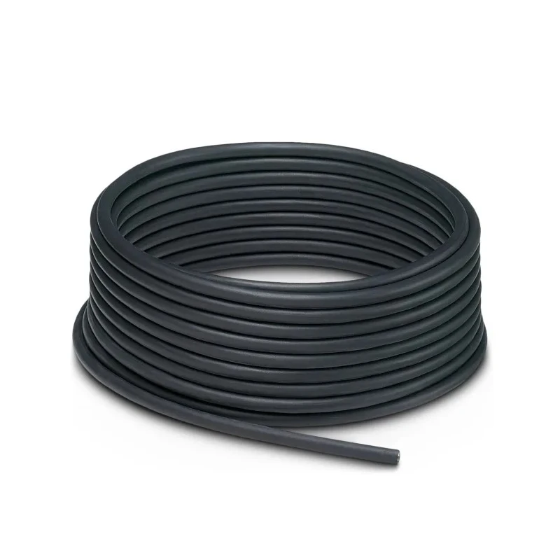 Phoenix Contact Data Cable SAC-4P-100.0-PVC/0.25, 4 Cores, 0.25mm² 24 AWG, Unscreened, Armoured, 300V, 100 m, Black 1501867